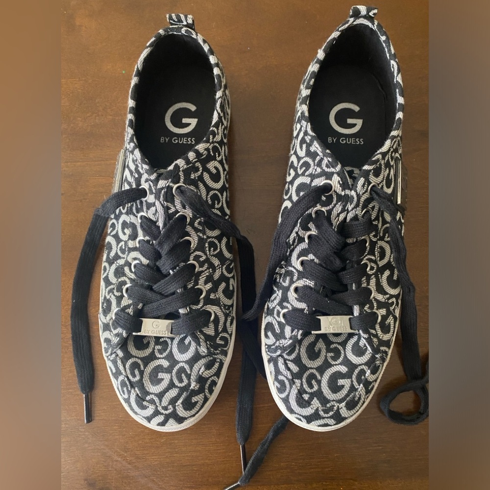 G by Guess Monochrome Logo Slip-Ons